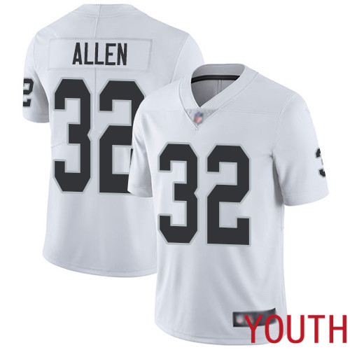 Oakland Raiders Limited White Youth Marcus Allen Road Jersey NFL Football #32 Vapor Untouchable Jersey->oakland raiders->NFL Jersey